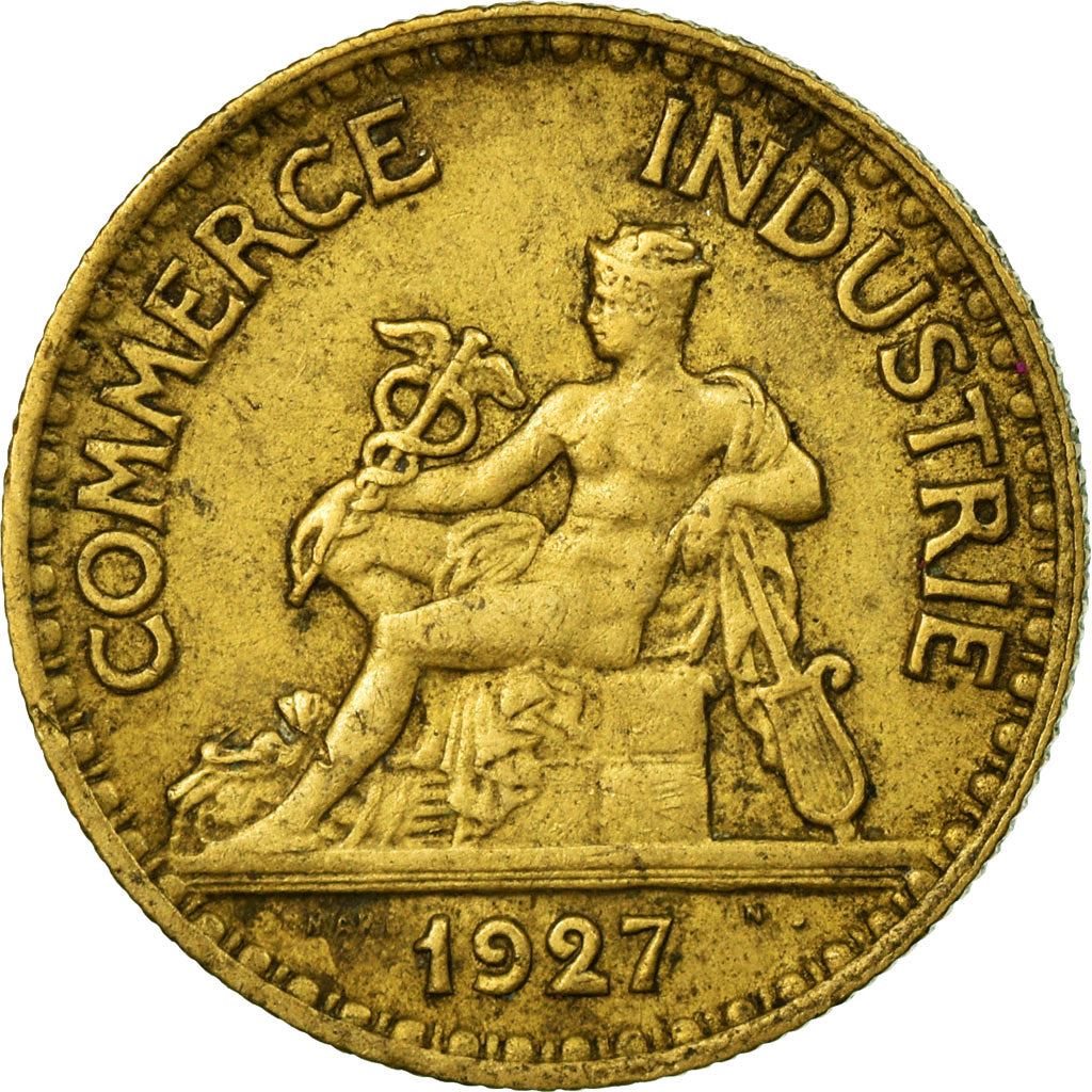 French 50 Centimes Coin | Chambers of Commerce | KM884 | France | 1920 - 1929