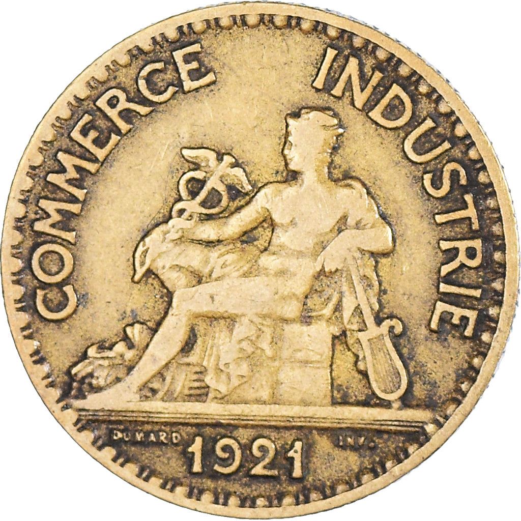 French 50 Centimes Coin | Chambers of Commerce | KM884 | France | 1920 - 1929