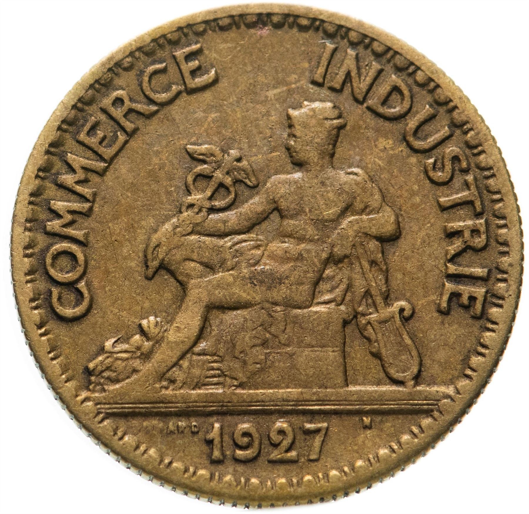 French 50 Centimes Coin | Chambers of Commerce | KM884 | France | 1920 - 1929