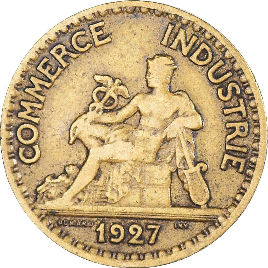 French 50 Centimes Coin | Chambers of Commerce | KM884 | France | 1920 - 1929