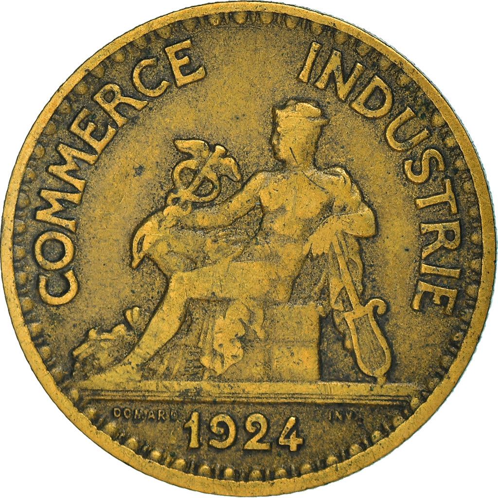 French 50 Centimes Coin | Chambers of Commerce | KM884 | France | 1920 - 1929