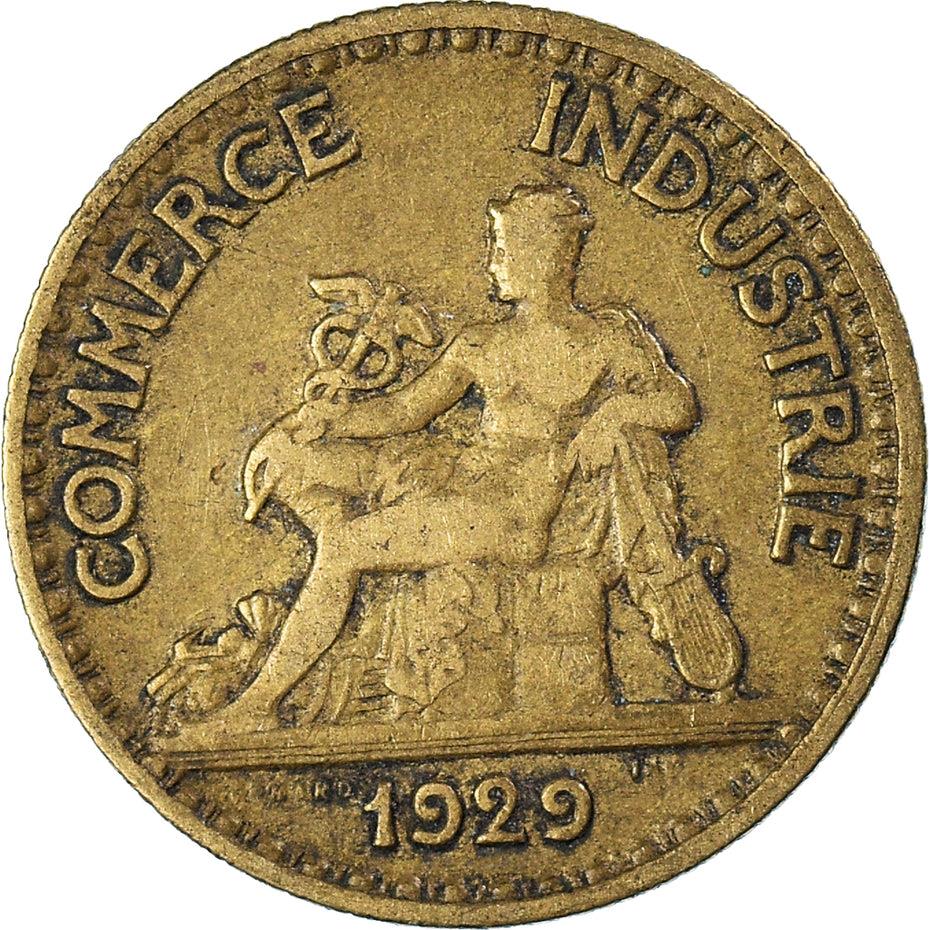 French 50 Centimes Coin | Chambers of Commerce | KM884 | France | 1920 - 1929