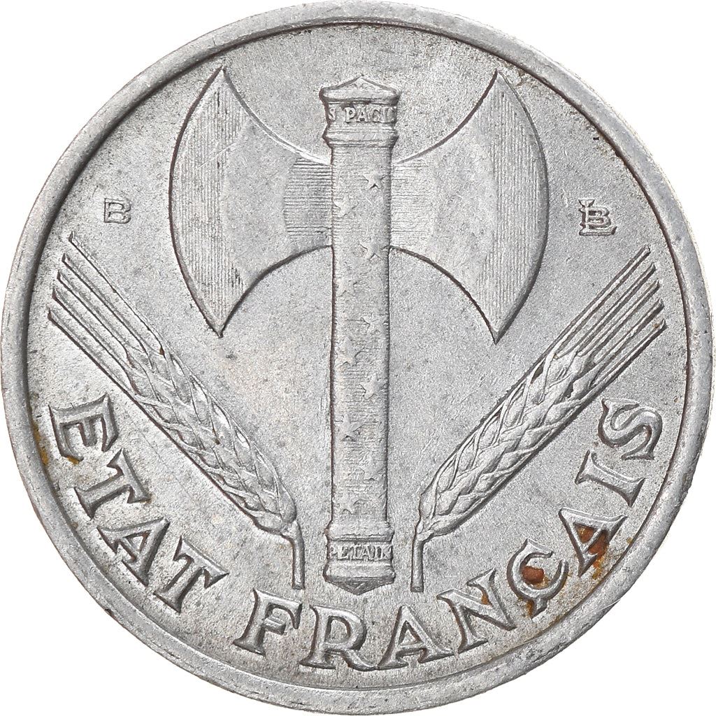 French 50 Centimes Coin | KM914.1 | France | 1942 - 1943