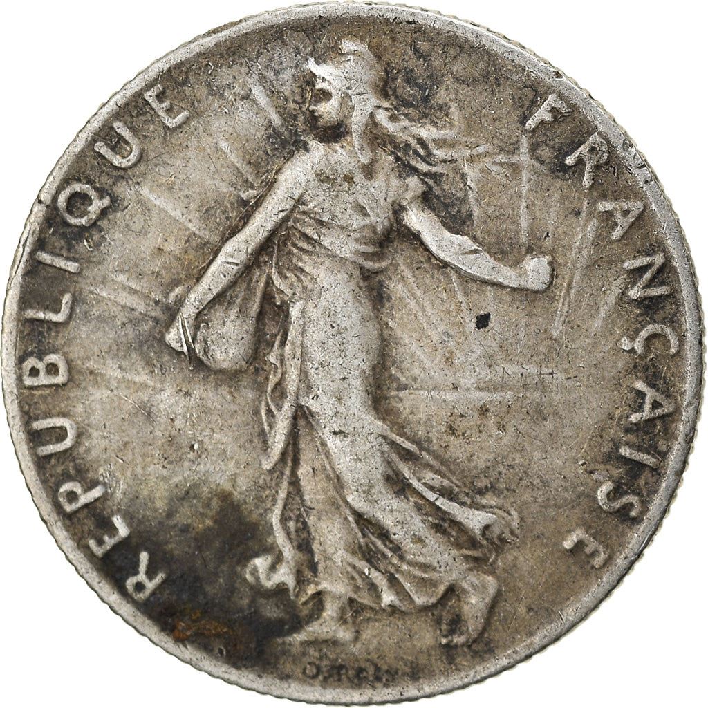 French 50 Centimes Coin | Silver | KM854 | France | 1897 - 1920