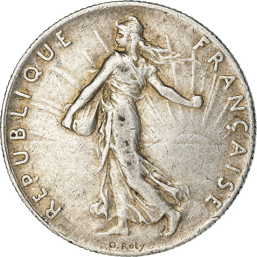 French 50 Centimes Coin | Silver | KM854 | France | 1897 - 1920