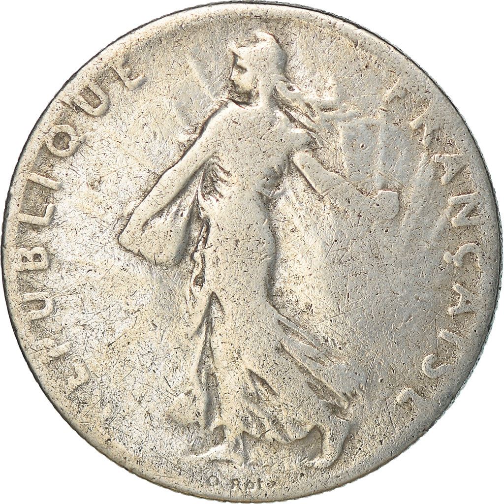 French 50 Centimes Coin | Silver | KM854 | France | 1897 - 1920