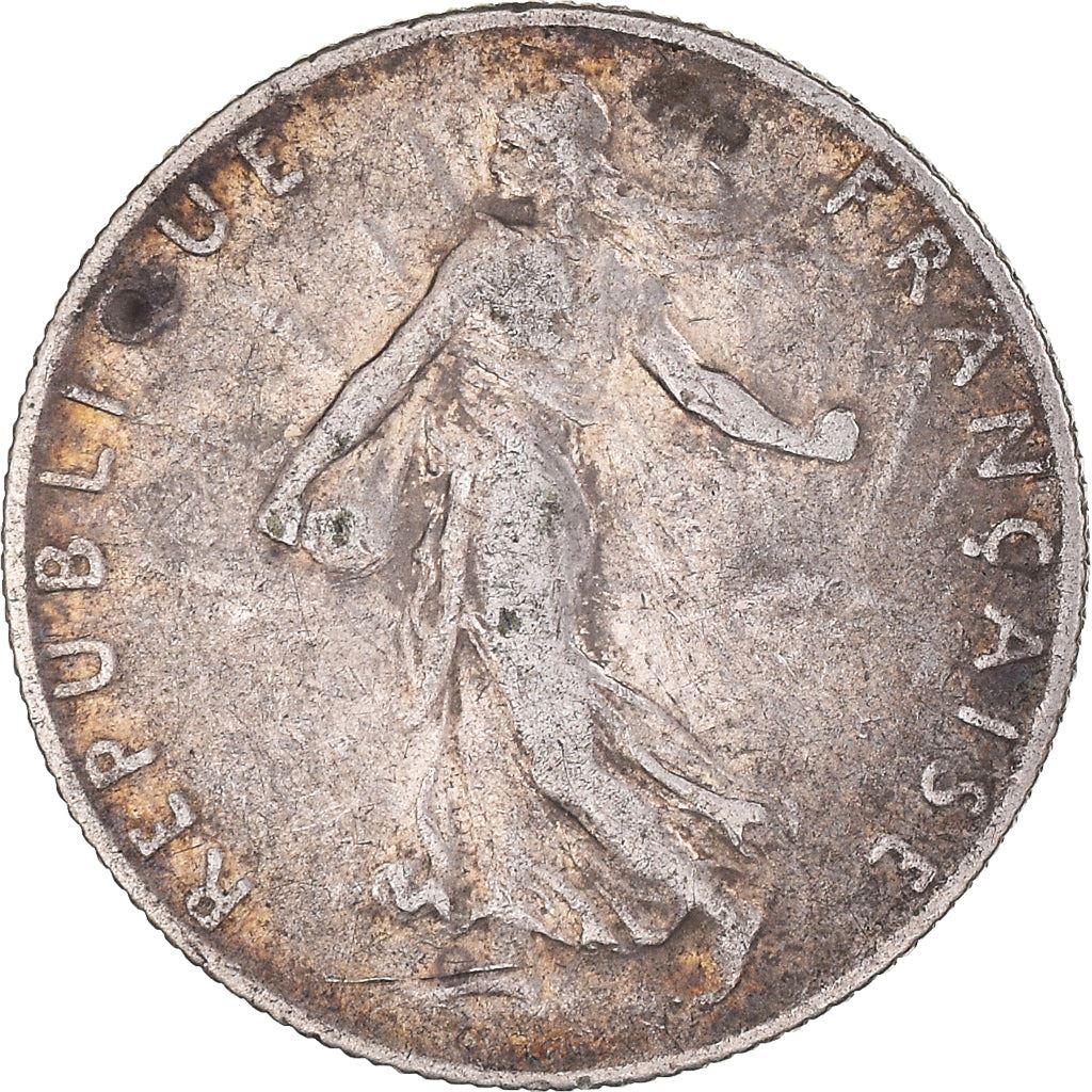 French 50 Centimes Coin | Silver | KM854 | France | 1897 - 1920