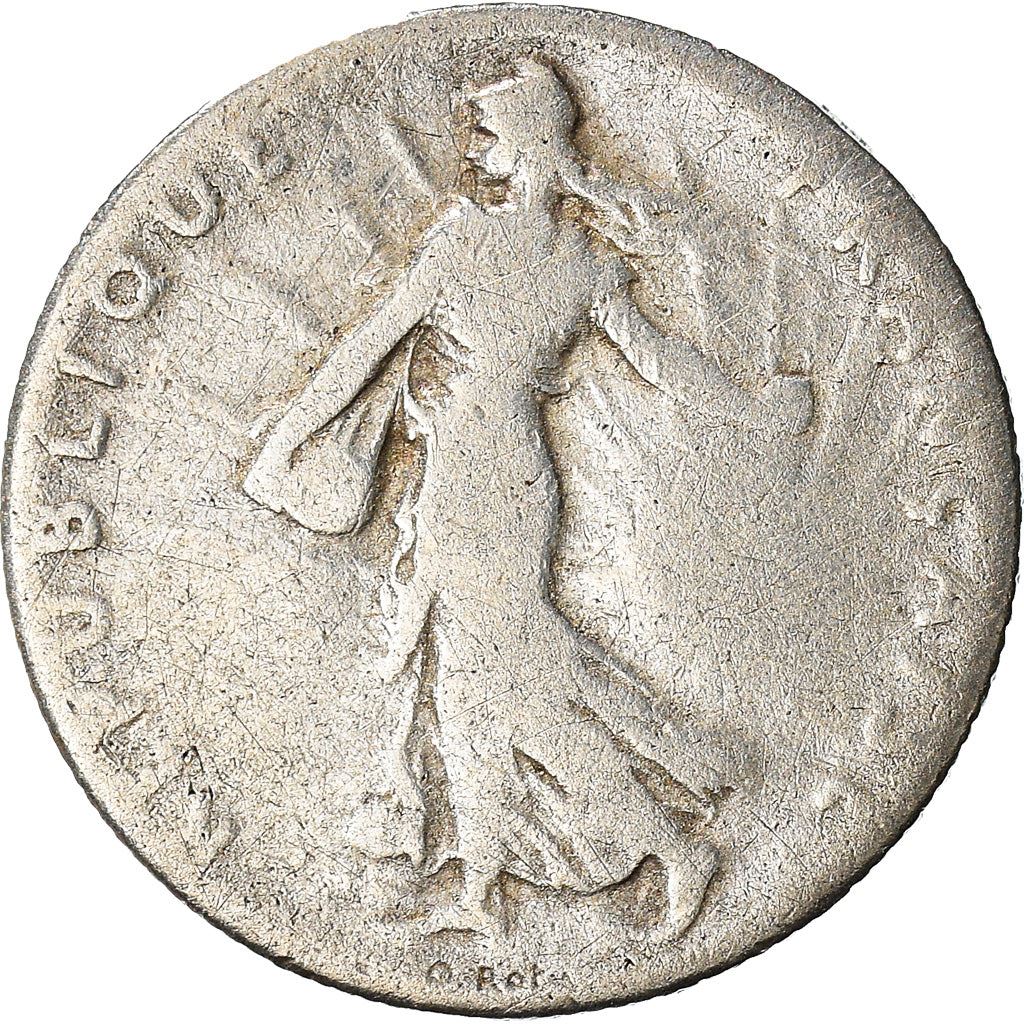 French 50 Centimes Coin | Silver | KM854 | France | 1897 - 1920