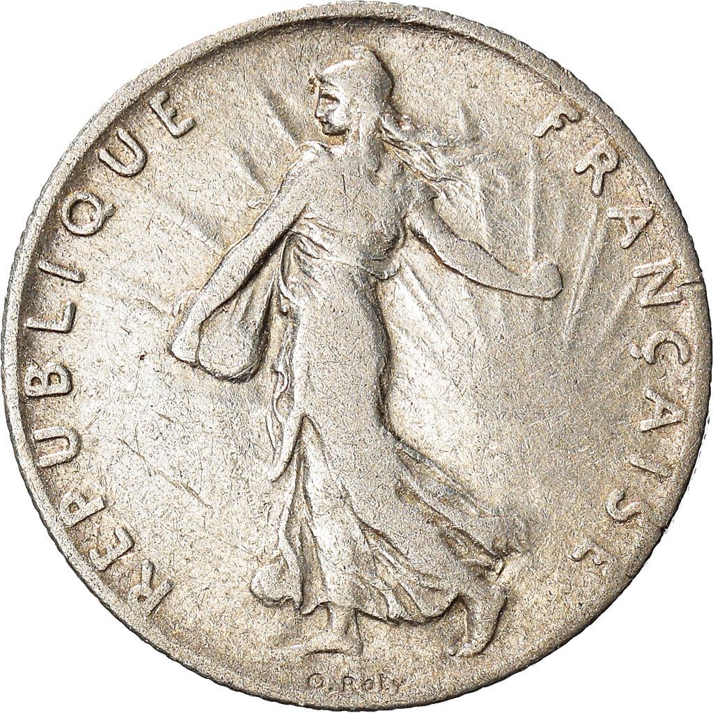 French 50 Centimes Coin | Silver | KM854 | France | 1897 - 1920