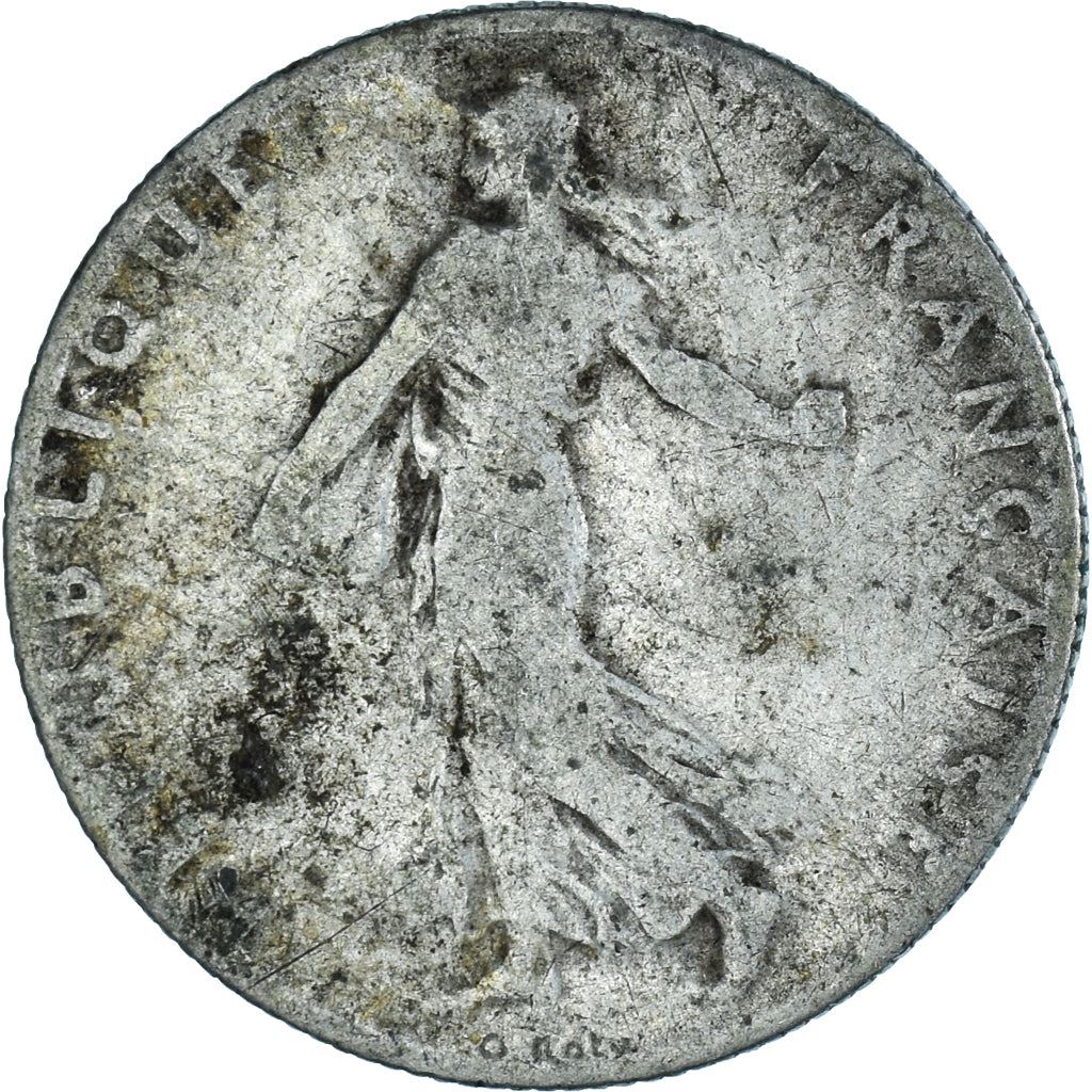 French 50 Centimes Coin | Silver | KM854 | France | 1897 - 1920