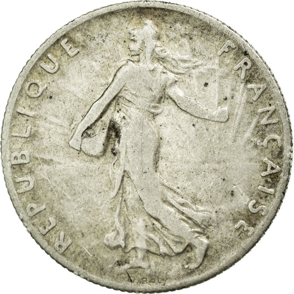 French 50 Centimes Coin | Silver | KM854 | France | 1897 - 1920