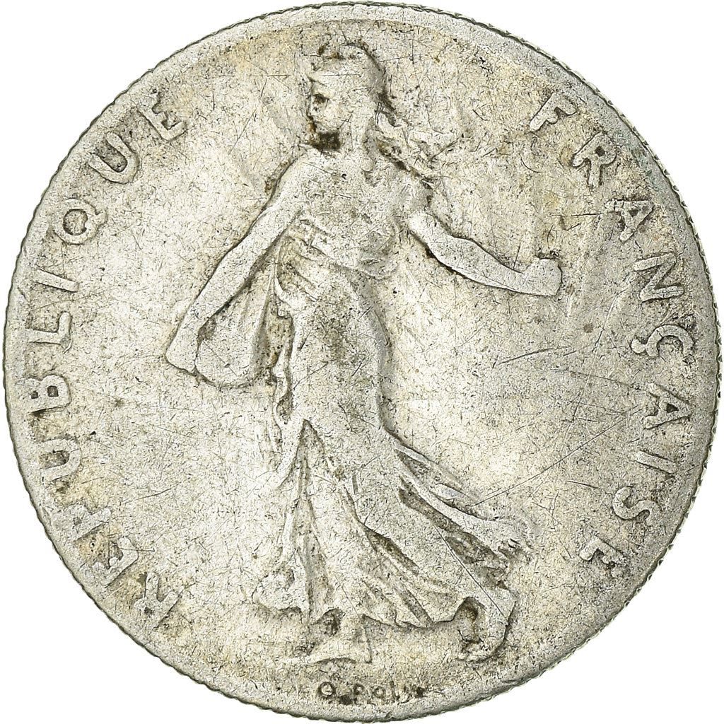 French 50 Centimes Coin | Silver | KM854 | France | 1897 - 1920