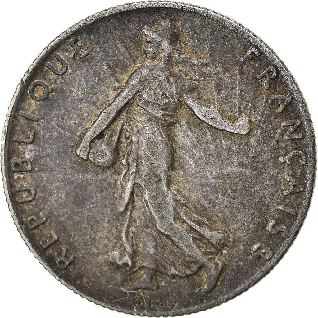 French 50 Centimes Coin | Silver | KM854 | France | 1897 - 1920