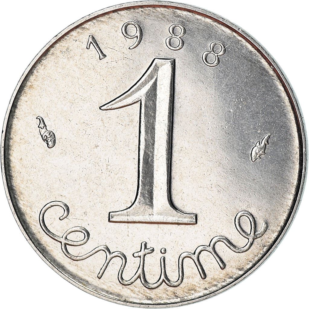 French Coin 1 Centime | KM928 | France | 1961 - 2001