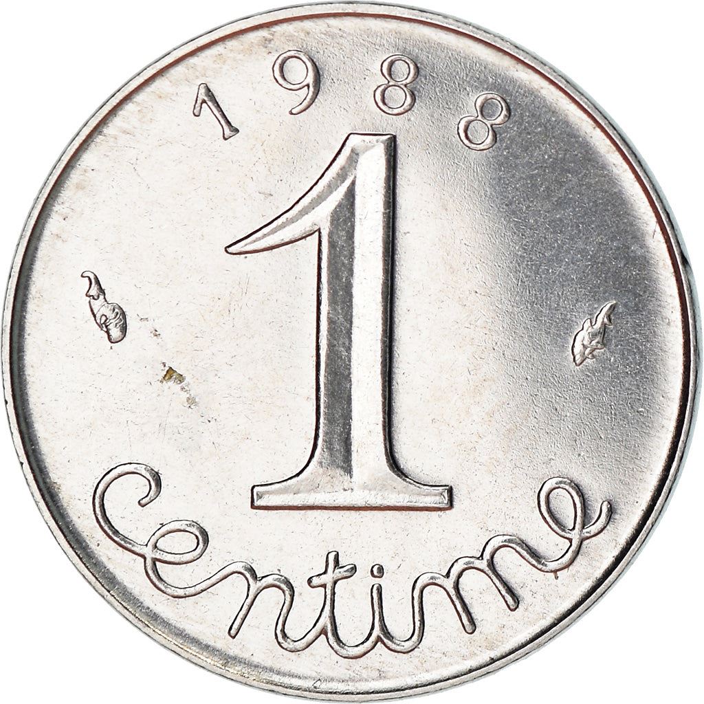 French Coin 1 Centime | KM928 | France | 1961 - 2001