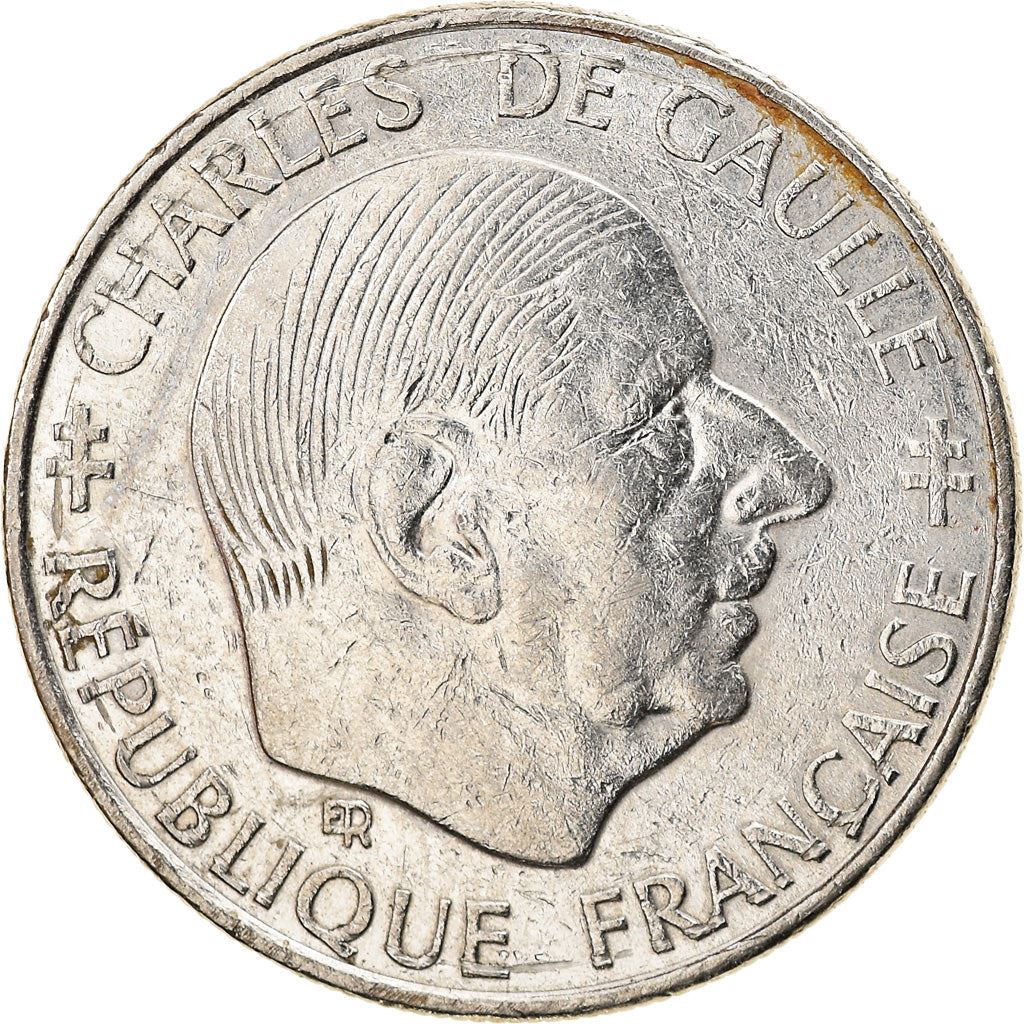 French Coin 1 Franc | Charles de Gaulle | KM963 | France | 1988