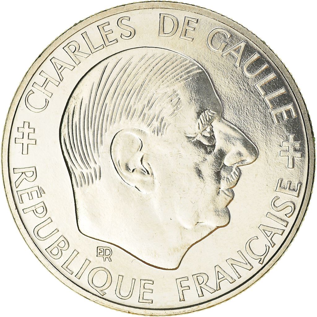 French Coin 1 Franc | Charles de Gaulle | KM963 | France | 1988