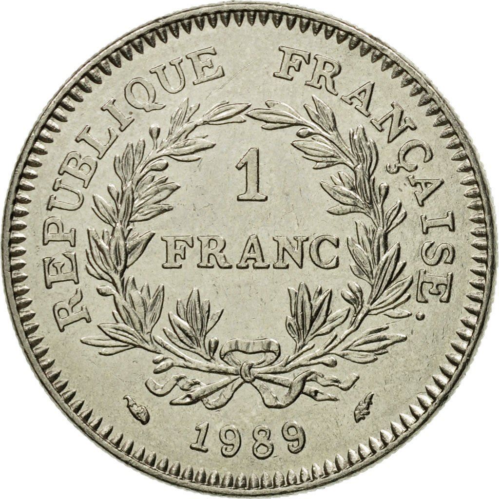 French Coin 1 Franc | Estates General | KM967 | France | 1989