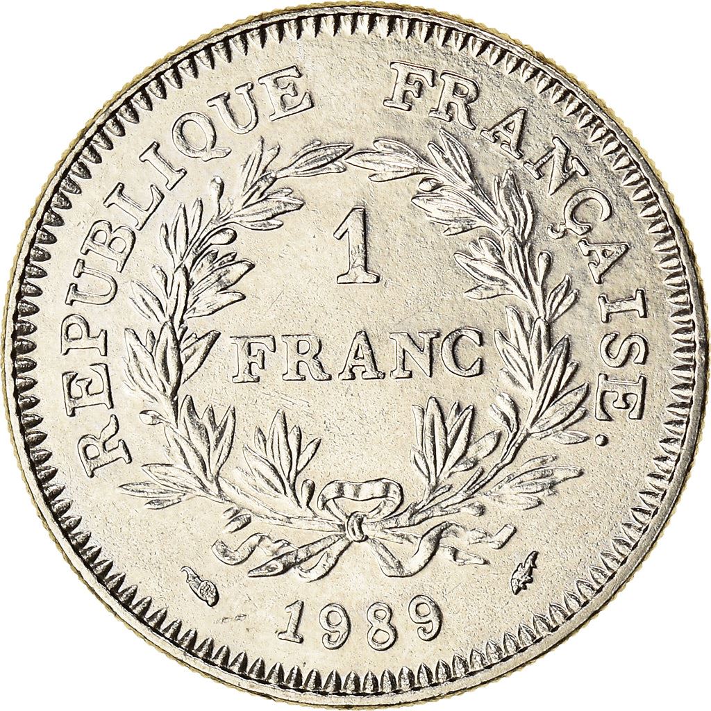 French Coin 1 Franc | Estates General | KM967 | France | 1989