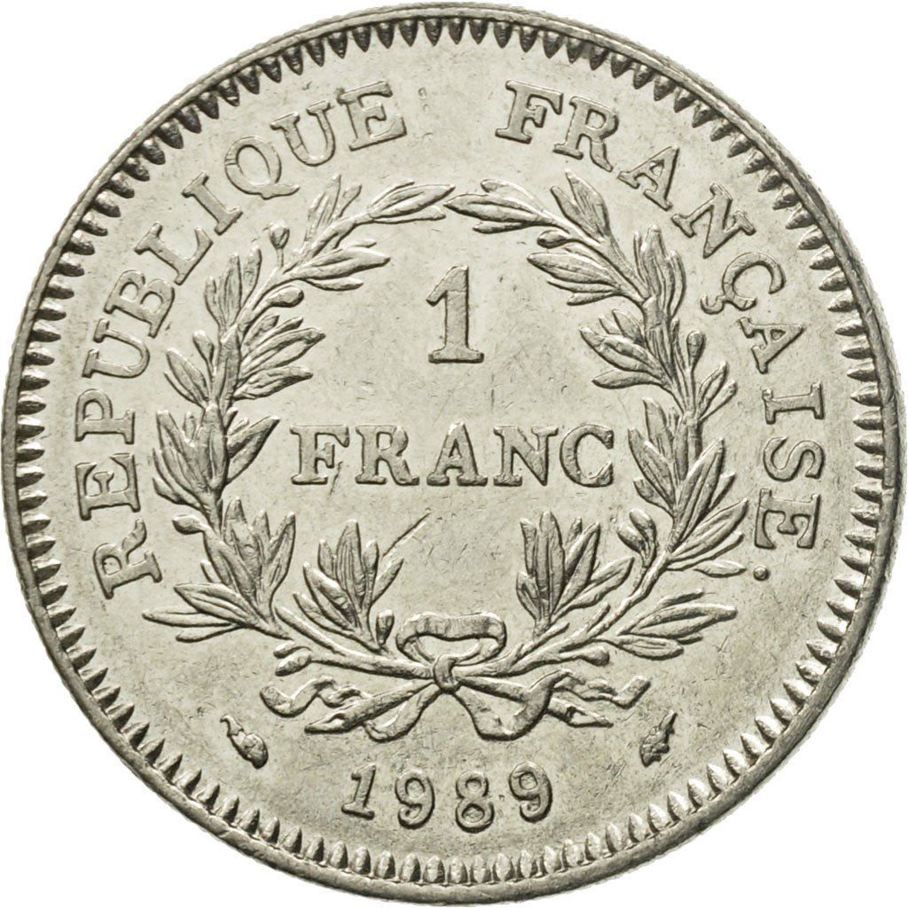 French Coin 1 Franc | Estates General | KM967 | France | 1989