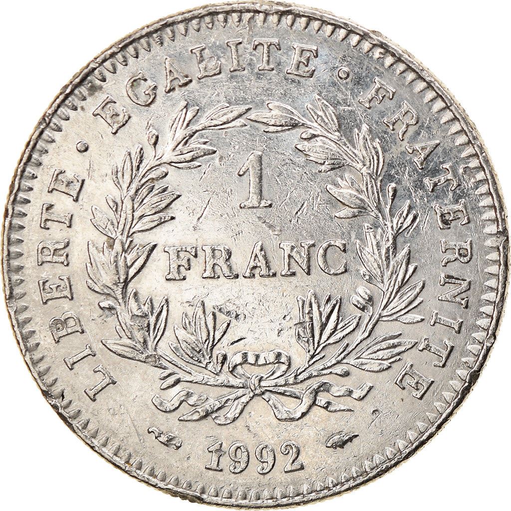 French Coin 1 Franc | French Republic | KM1004.1 | France | 1992