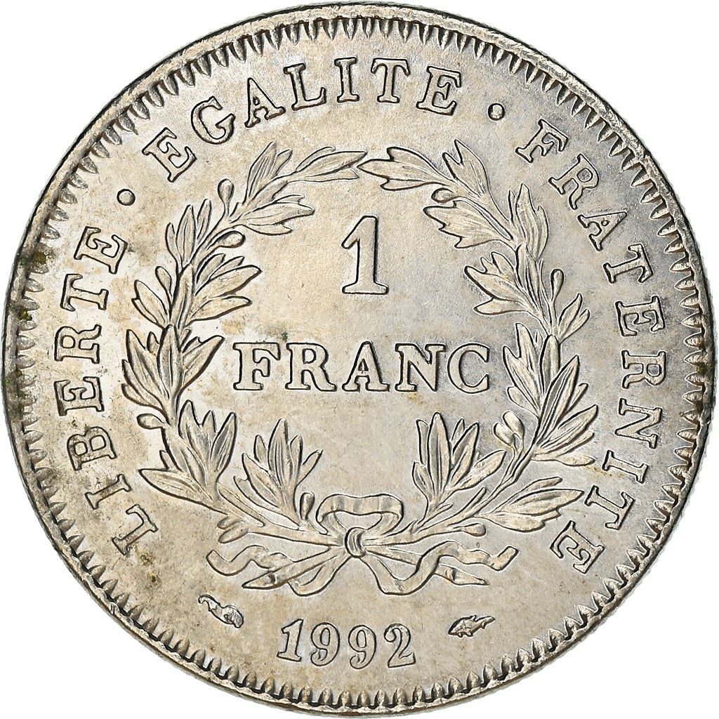 French Coin 1 Franc | French Republic | KM1004.1 | France | 1992