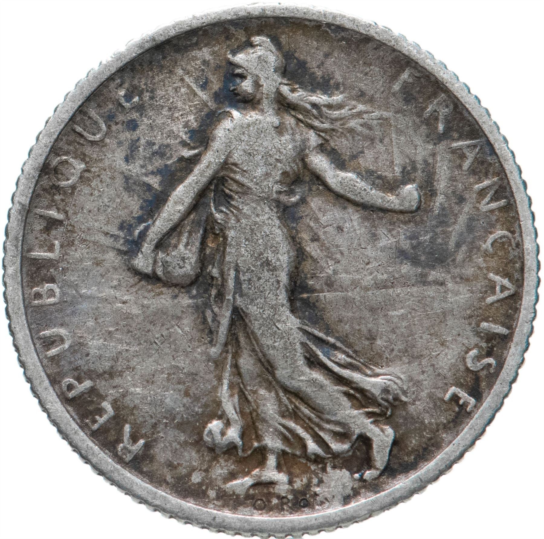 French Coin 1 Franc | KM844 | France | 1898 - 1920