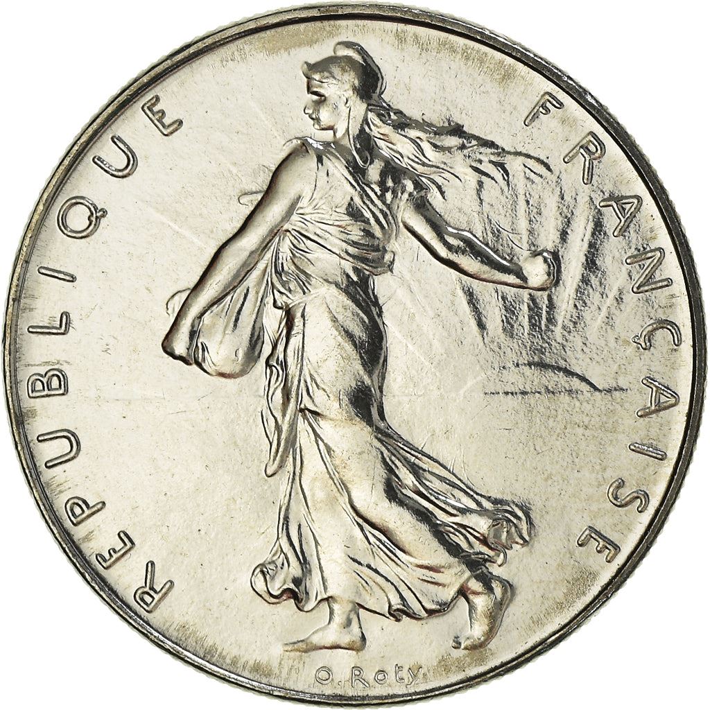 French Coin 1 Franc | Signature O. Roty | KM925.1 | France | 1959 - 2001