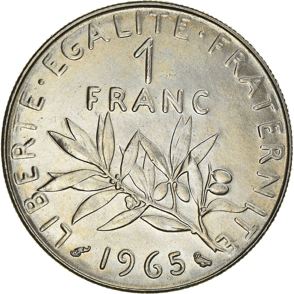 French Coin 1 Franc | Signature O. Roty | KM925.1 | France | 1959 - 2001