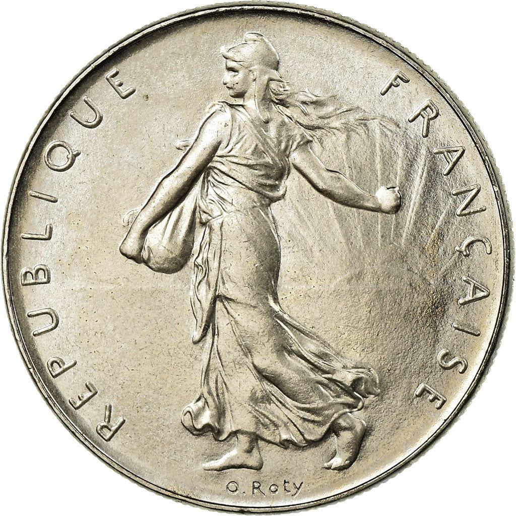 French Coin 1 Franc | Signature O. Roty | KM925.1 | France | 1959 - 2001