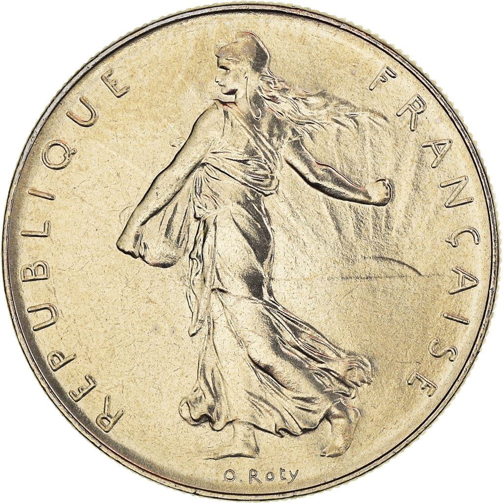 French Coin 1 Franc | Signature O. Roty | KM925.1 | France | 1959 - 2001