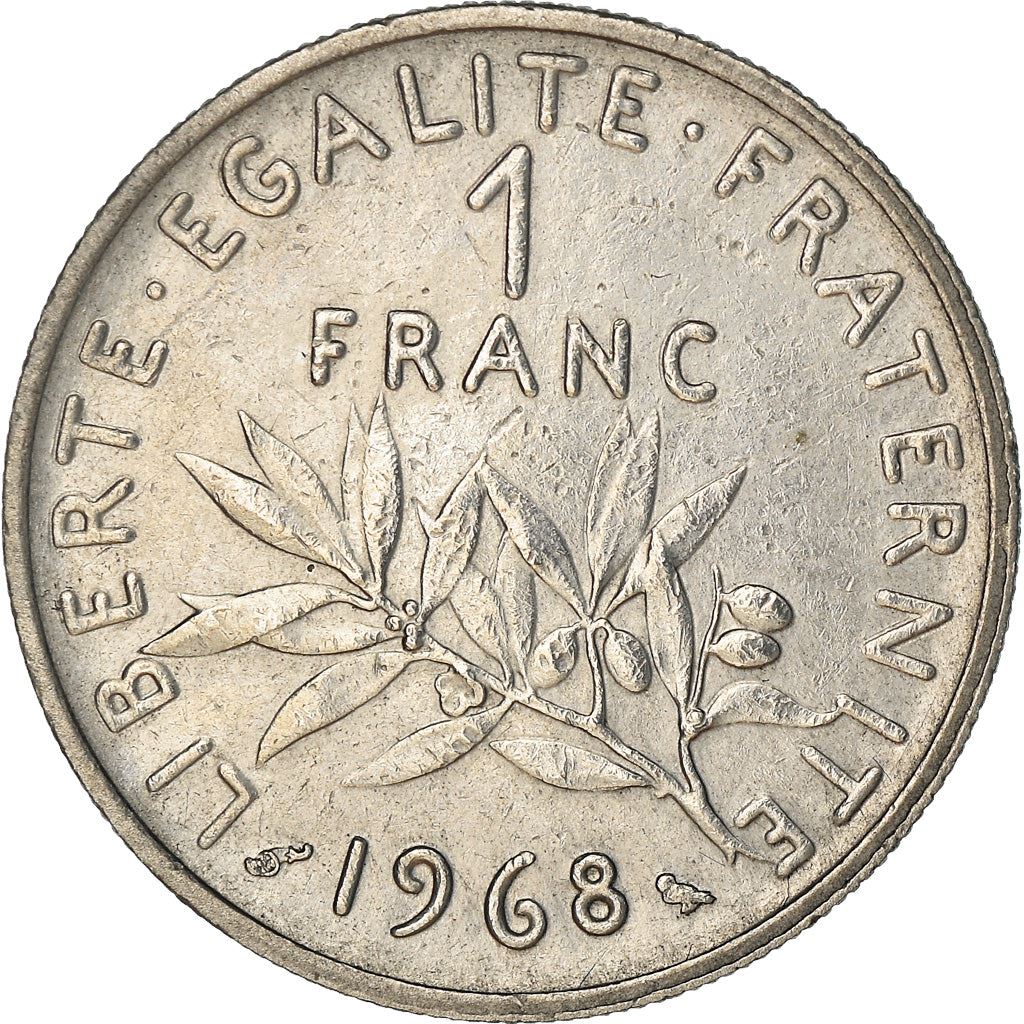 French Coin 1 Franc | Signature O. Roty | KM925.1 | France | 1959 - 2001