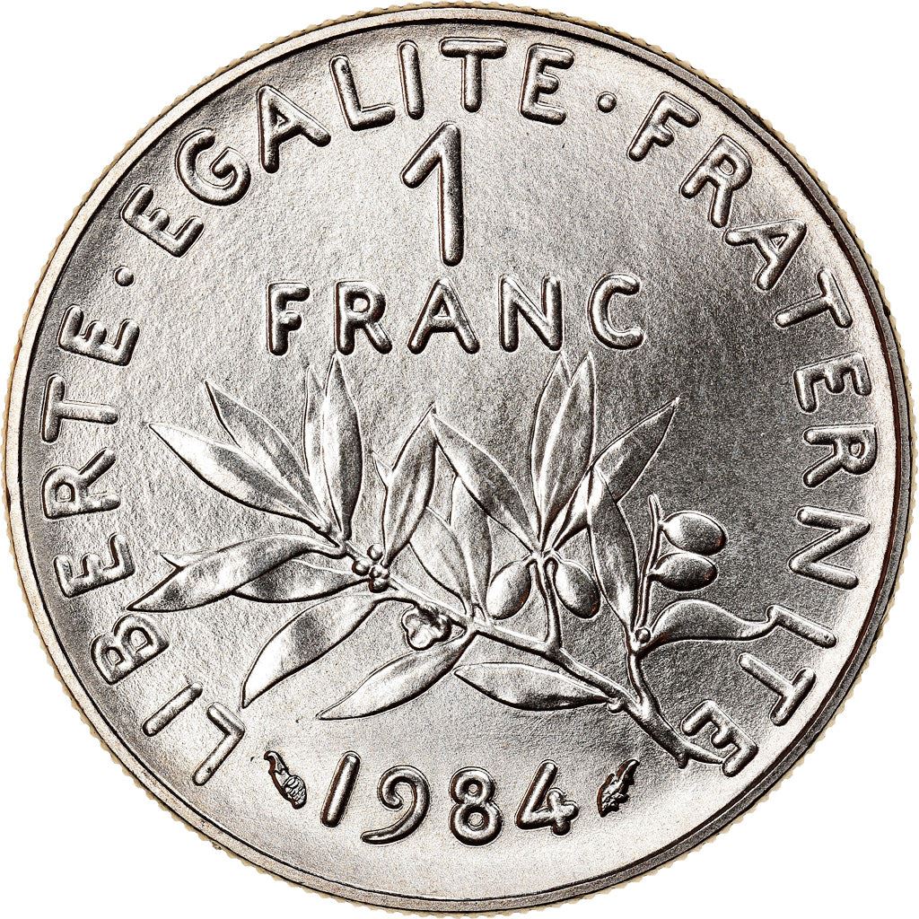 French Coin 1 Franc | Signature O. Roty | KM925.1 | France | 1959 - 2001