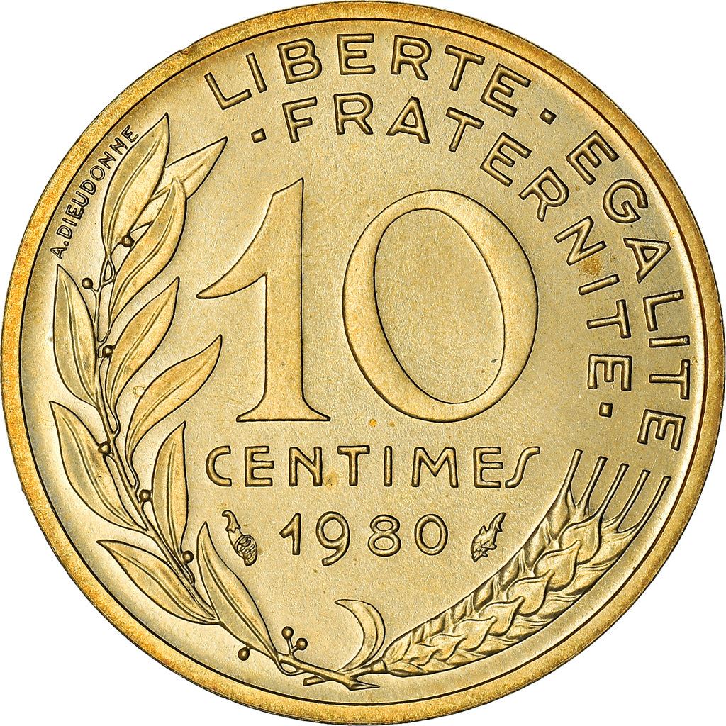 French Coin 10 Centimes | KM929 | France | 1962 - 2001