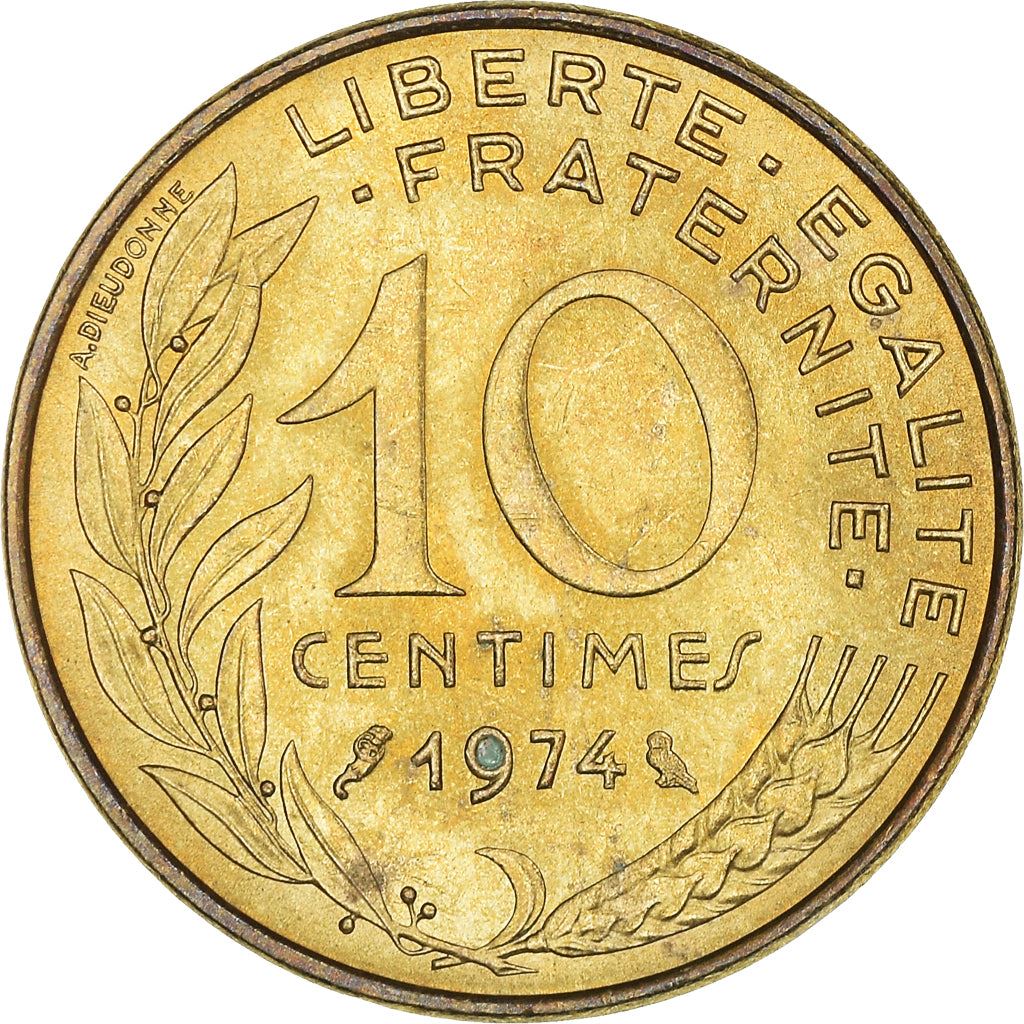 French Coin 10 Centimes | KM929 | France | 1962 - 2001