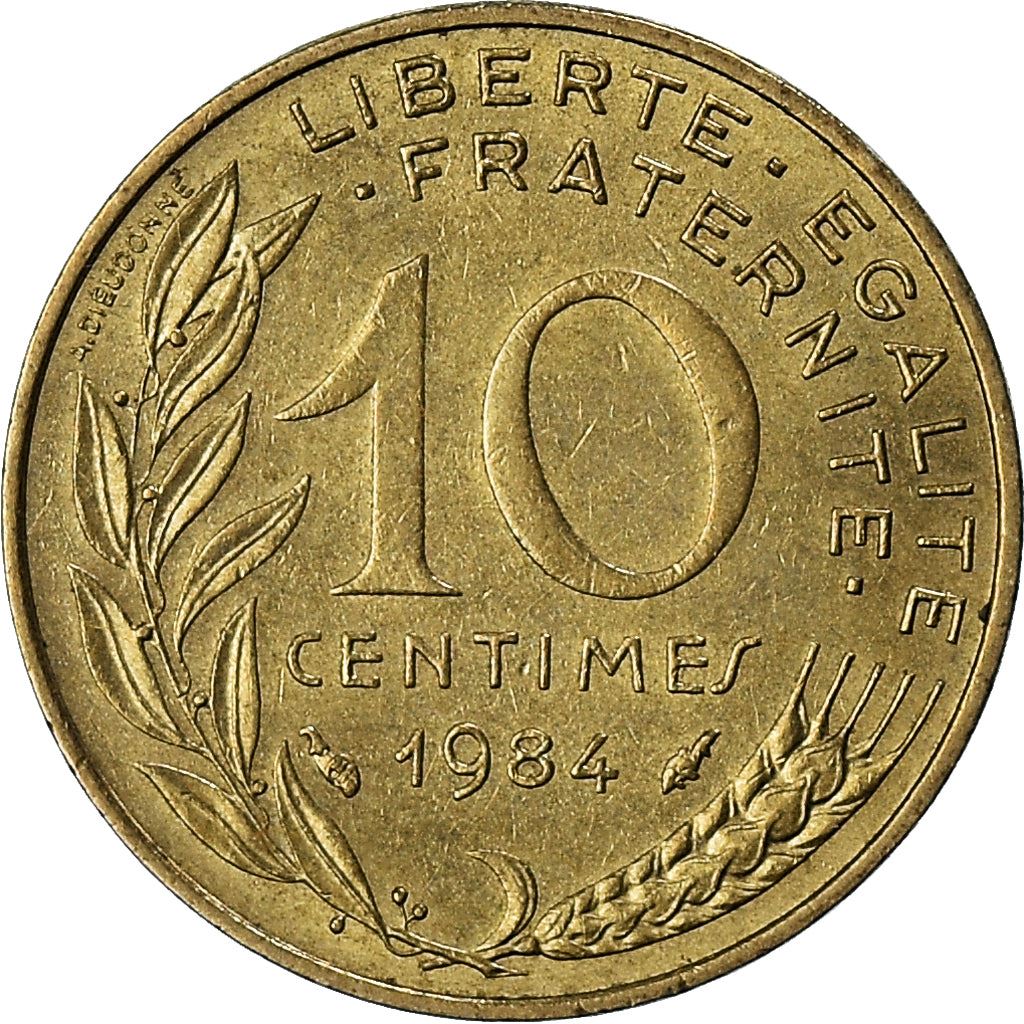 French Coin 10 Centimes | KM929 | France | 1962 - 2001