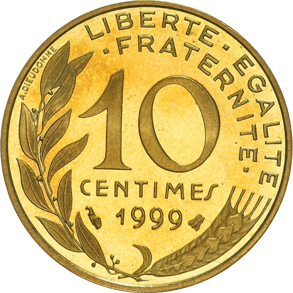 French Coin 10 Centimes | KM929 | France | 1962 - 2001