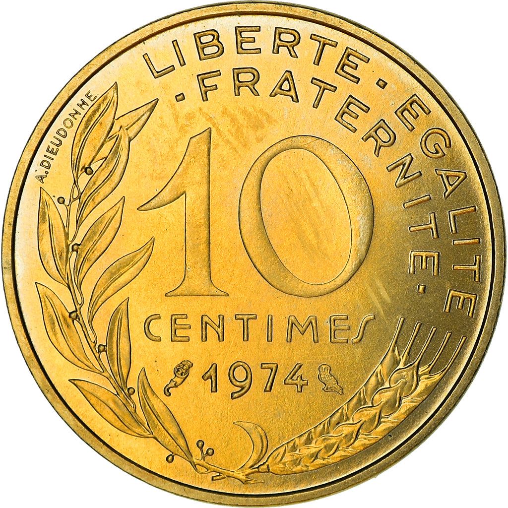 French Coin 10 Centimes | KM929 | France | 1962 - 2001