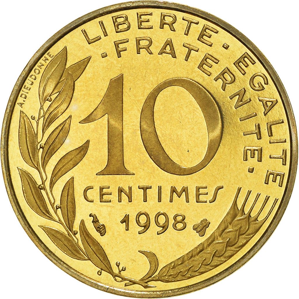 French Coin 10 Centimes | KM929 | France | 1962 - 2001