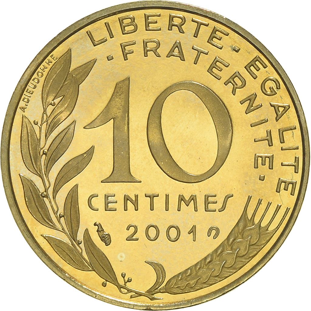 French Coin 10 Centimes | KM929 | France | 1962 - 2001