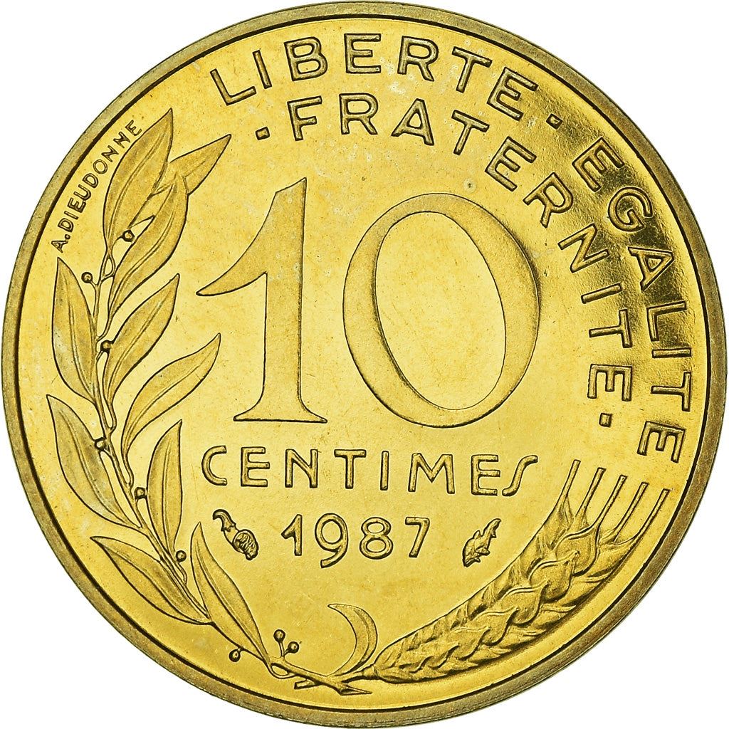 French Coin 10 Centimes | KM929 | France | 1962 - 2001