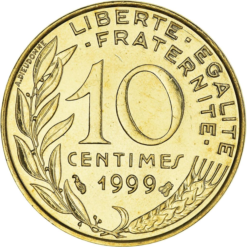 French Coin 10 Centimes | KM929 | France | 1962 - 2001