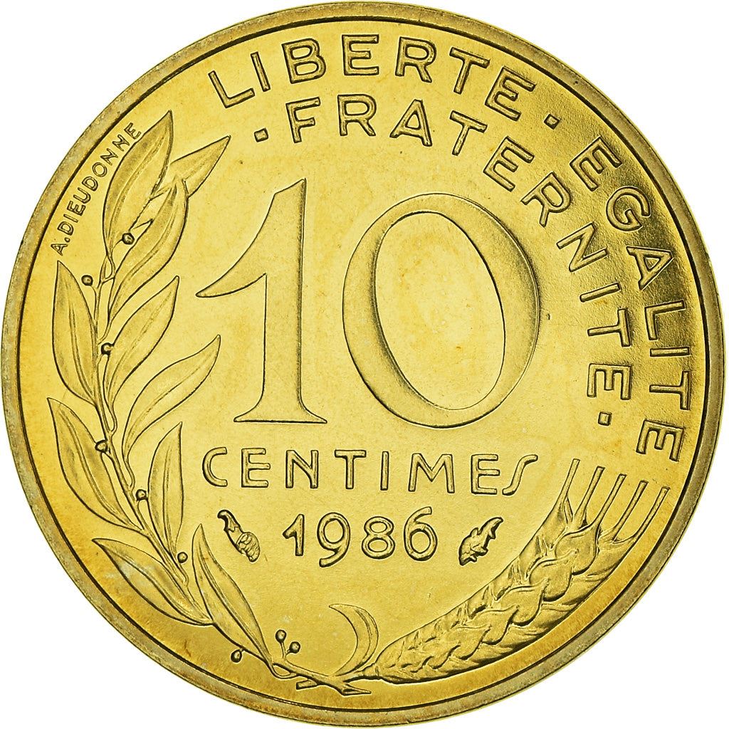 French Coin 10 Centimes | KM929 | France | 1962 - 2001