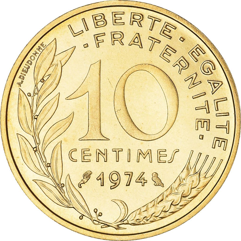 French Coin 10 Centimes | KM929 | France | 1962 - 2001