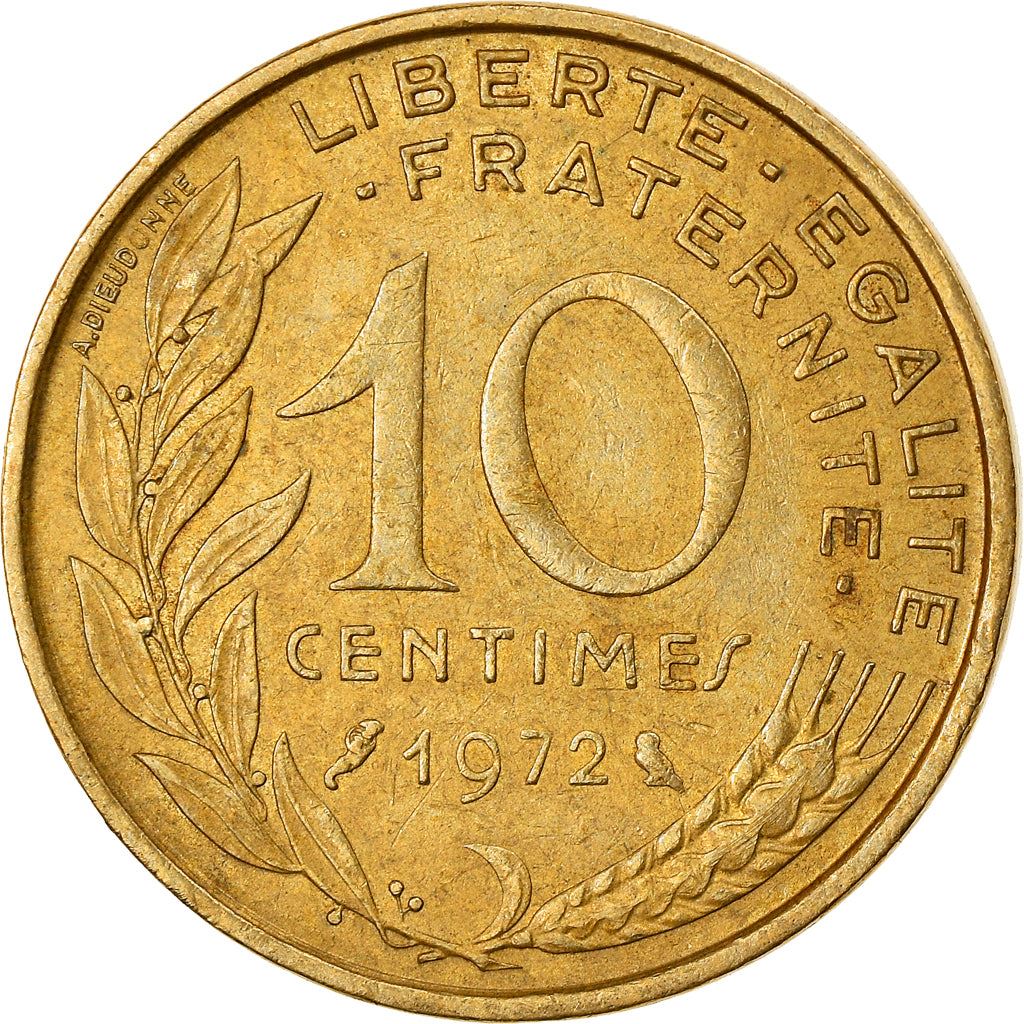 French Coin 10 Centimes | KM929 | France | 1962 - 2001