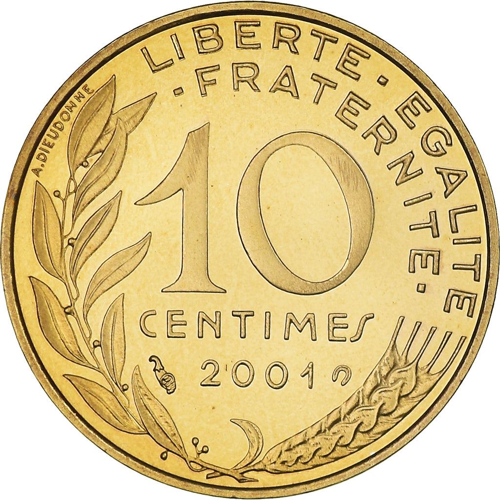 French Coin 10 Centimes | KM929 | France | 1962 - 2001