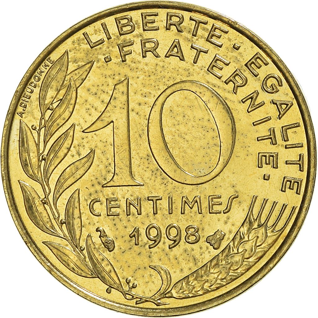 French Coin 10 Centimes | KM929 | France | 1962 - 2001