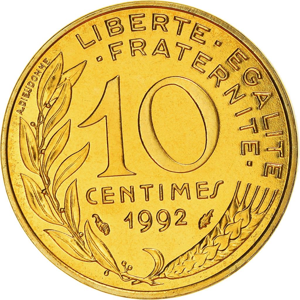 French Coin 10 Centimes | KM929 | France | 1962 - 2001