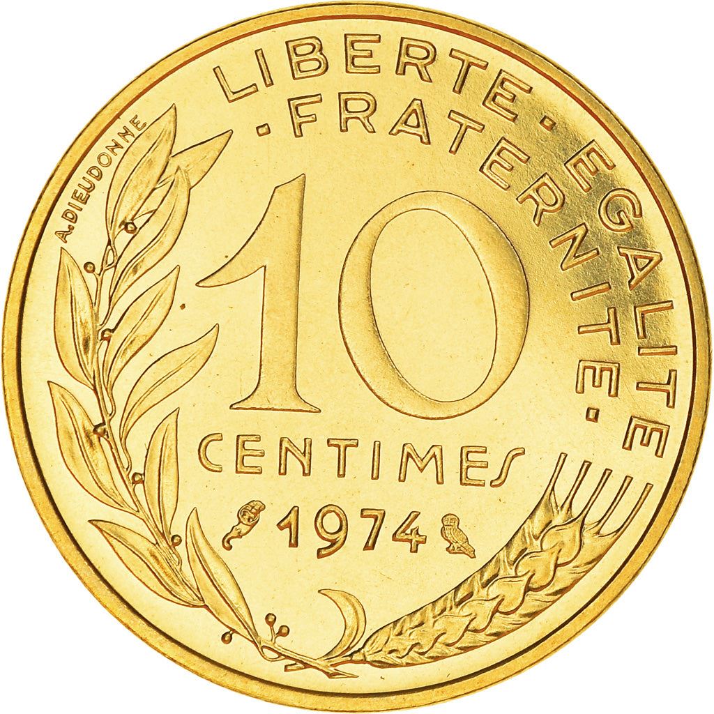 French Coin 10 Centimes | KM929 | France | 1962 - 2001