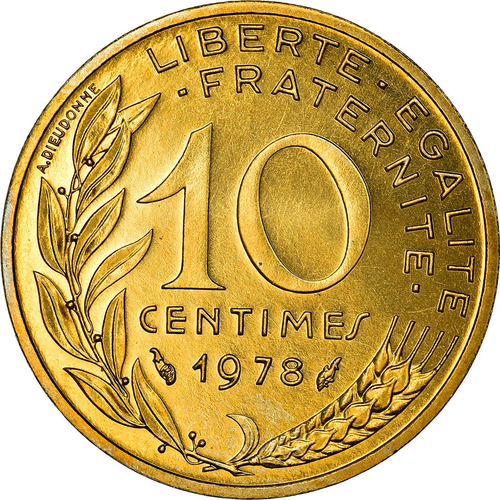 French Coin 10 Centimes | KM929 | France | 1962 - 2001